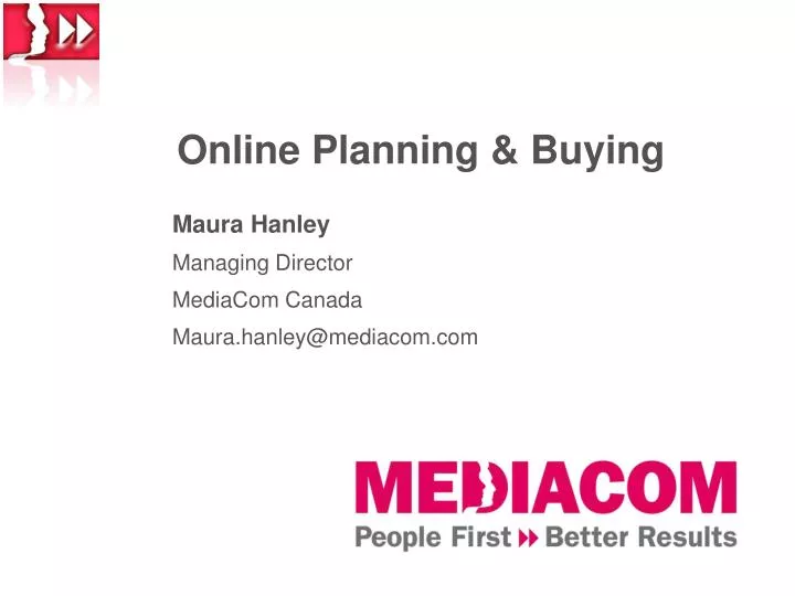 online planning buying