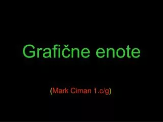 mark ciman 1 c g