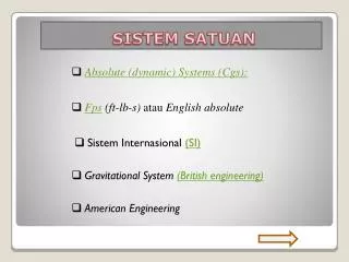 sistem satuan