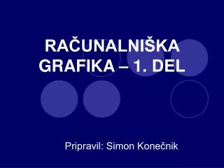 ra unalni ka grafika 1 del