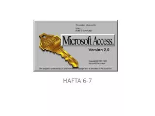 hafta 6 7