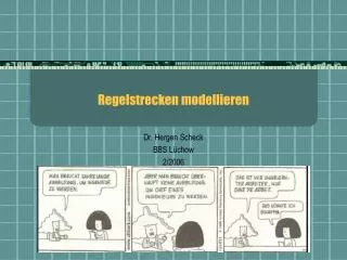 regelstrecken modellieren