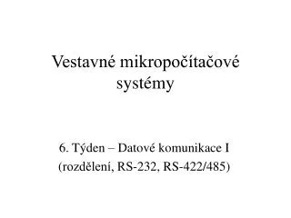 vestavn mikropo ta ov syst my