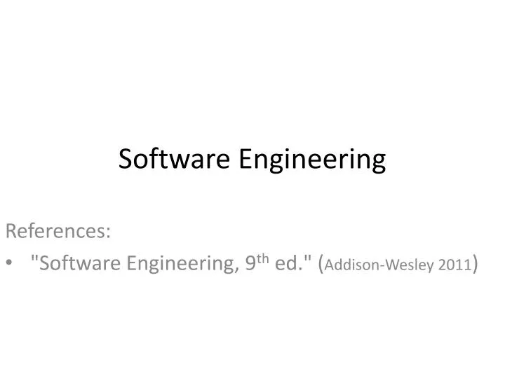 software engineering