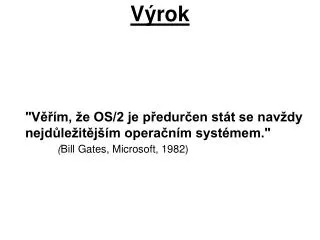 v rok