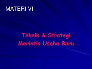 materi vi