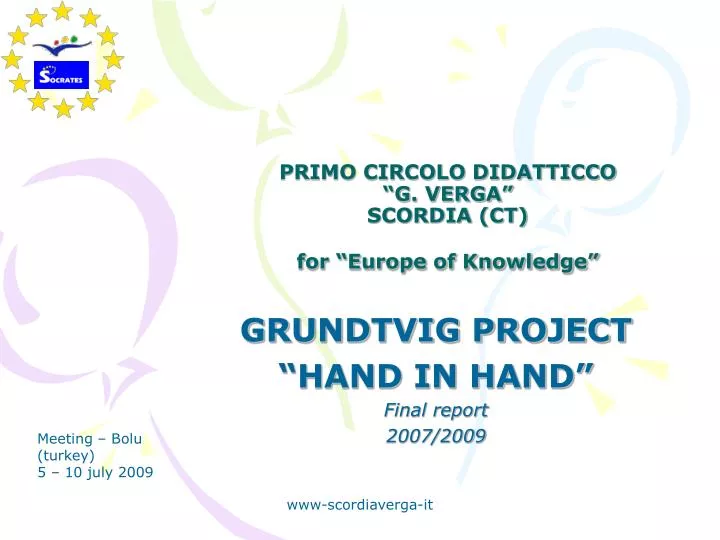 primo circolo didatticco g verga scordia ct for europe of knowledge