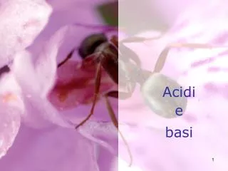acidi e basi
