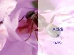 Acidi e basi - slide 1