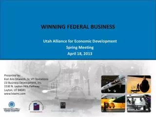 WINNING FEDERAL BUSINESS