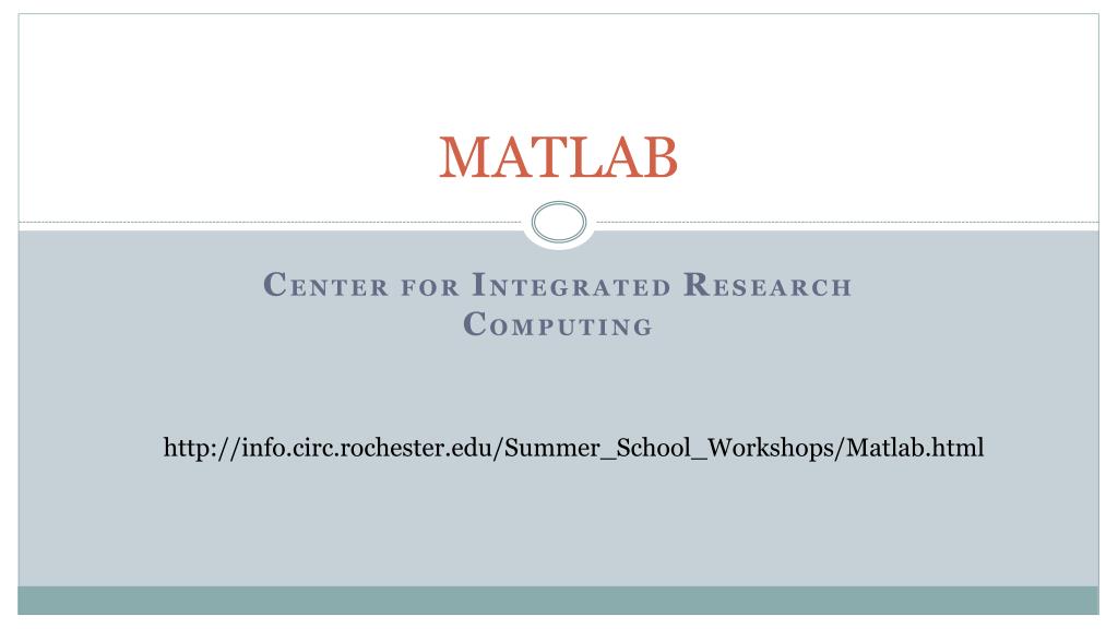 PPT - MATLAB PowerPoint Presentation, free download - ID:3887372