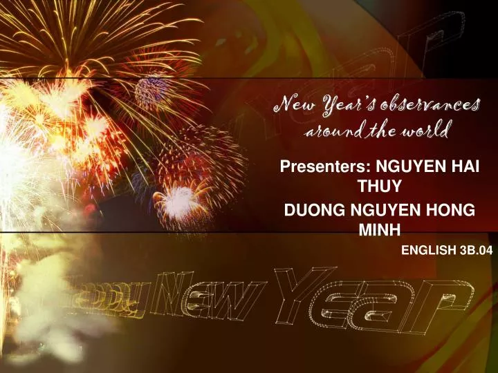 new year s observances around the world