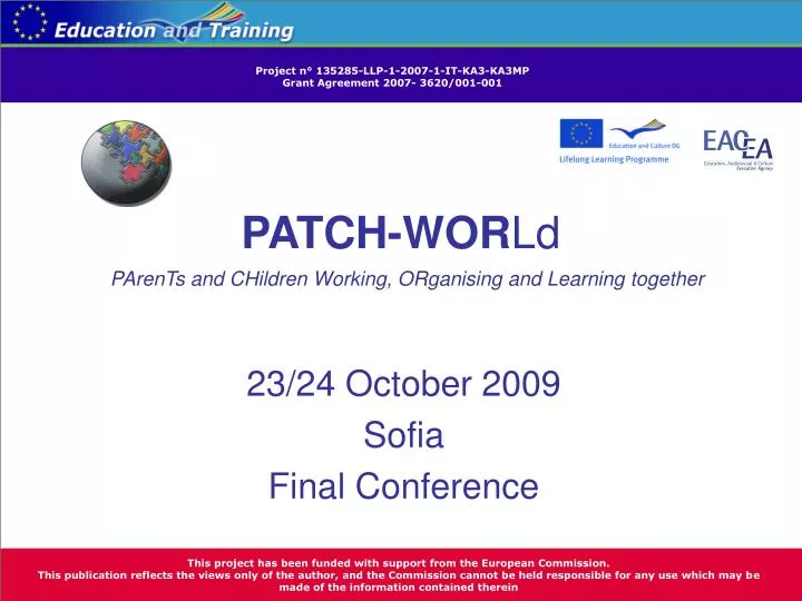 patch wor ld parents and children working organising and learning together