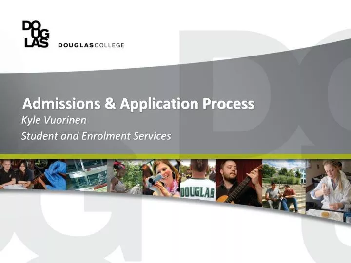 admissions application process