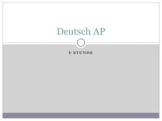 deutsch ap
