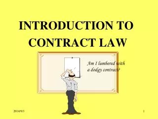 INTRODUCTION TO CONTRACT LAW