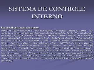 sistema de controle interno