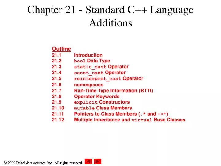 chapter 21 standard c language additions