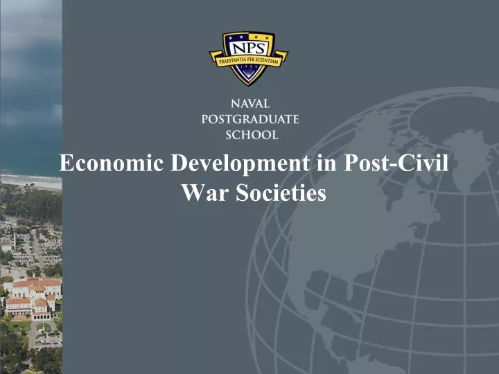 economic development in post civil war societies