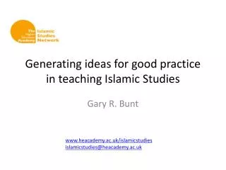 Generating ideas for good practice in teaching Islamic Studies