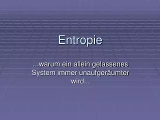 entropie