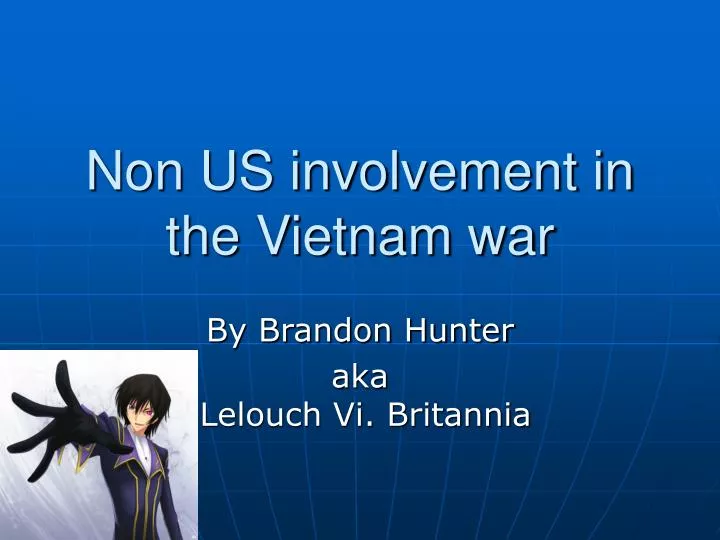 non us involvement in the vietnam war
