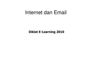 diklat e learning 2010
