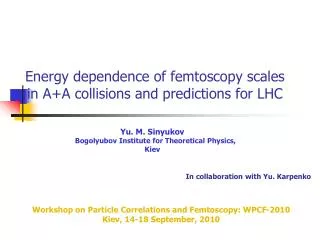 Energy dependence of femtoscopy scales in A+A collisions and predictions for LHC