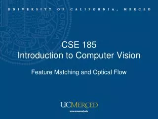 CSE 185 Introduction to Computer Vision