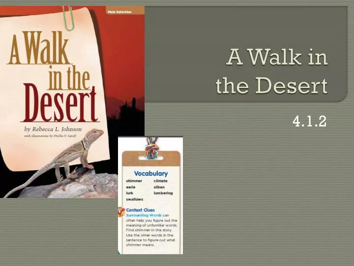 a walk in the desert