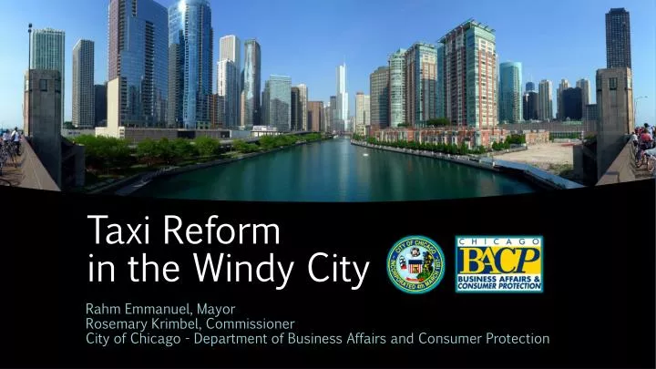 taxi reform in the windy city