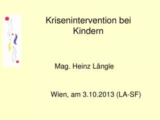 krisenintervention bei kindern