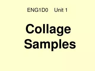 eng1d0 unit 1