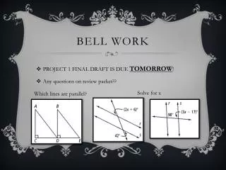 Bell WOrk