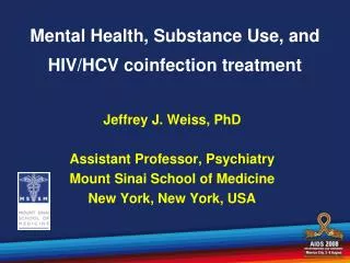 Mental Health, Substance Use, and HIV/HCV coinfection treatment