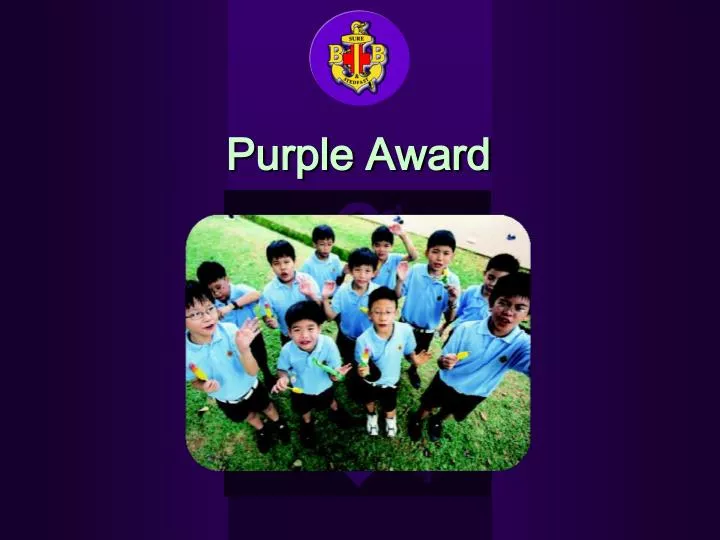 purple award