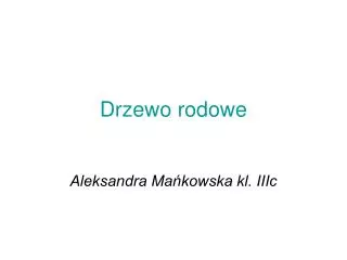 drzewo rodowe