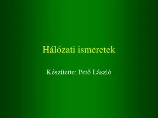 h l zati ismeretek