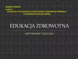 edukacja zdrowotna