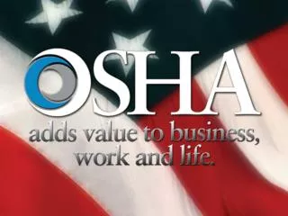 OSHA Update for the American Plywood Association Safety &amp; Health Advisory Committee
