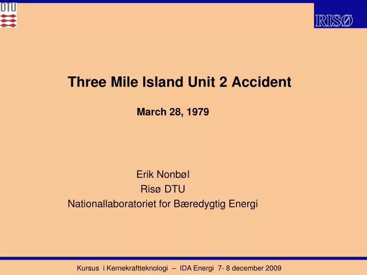 three mile island unit 2 accident
