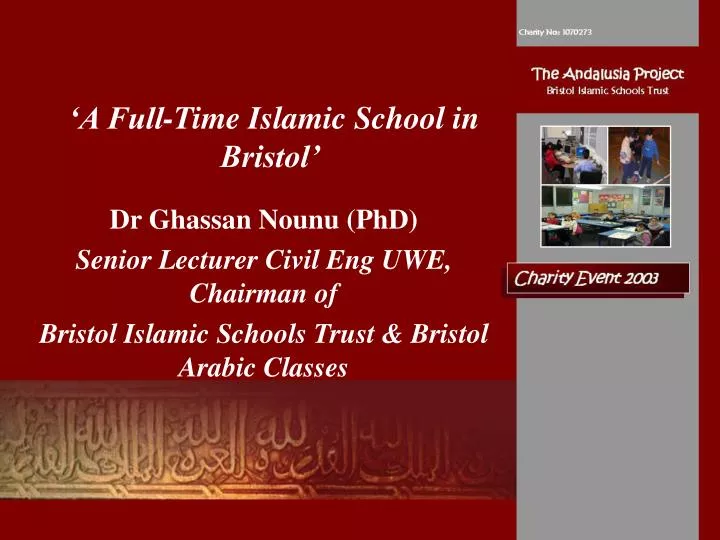 a full time islamic school in bristol