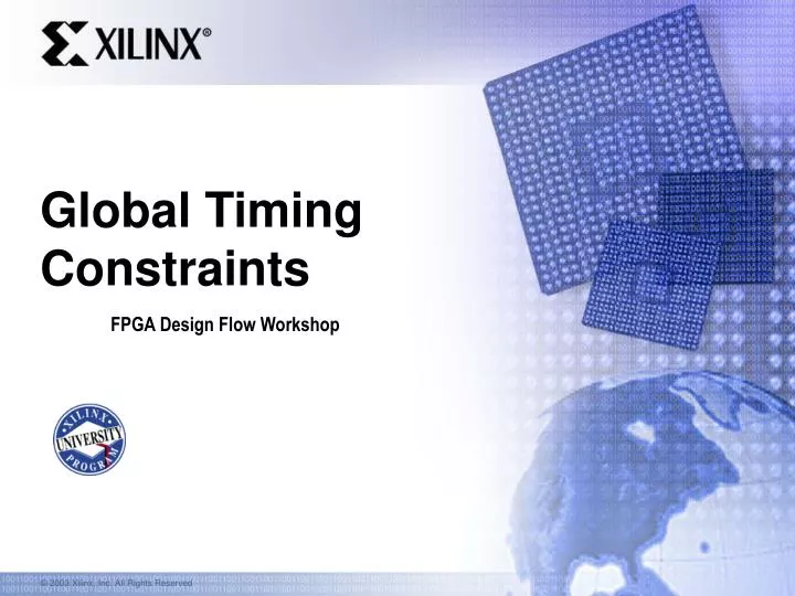 global timing constraints