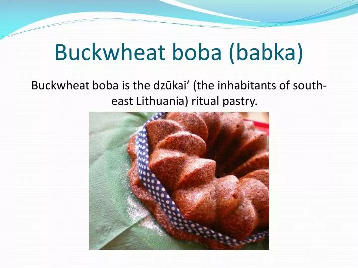 buckwheat boba babka