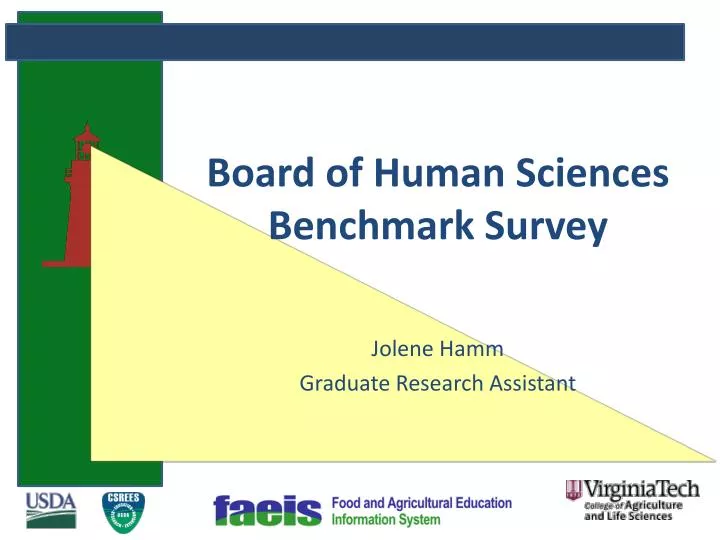 board of human sciences benchmark survey