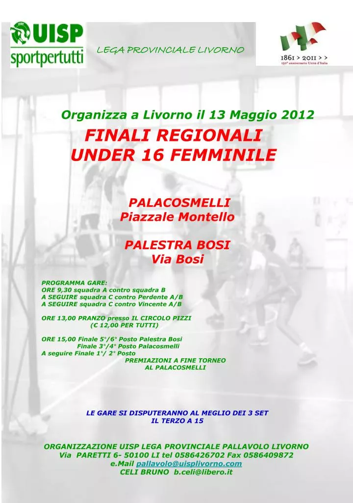 finali regionali under 16 femminile