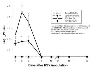 Days after RSV inoculation