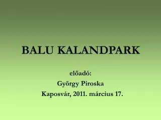 el ad gy rgy piroska kaposv r 2011 m rcius 17