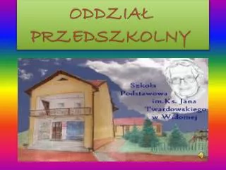 oddzia przedszkolny