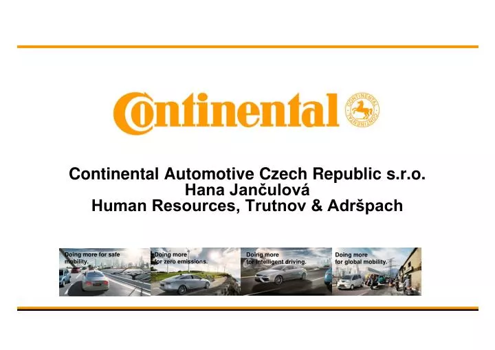 continental automotive czech republic s r o hana jan ulov human resources trutnov adr pach